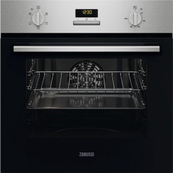 Zanussi ZOHEC2X2 Φούρνος άνω Πάγκου 65lt χωρίς Εστίες Π59.4εκ. Inox